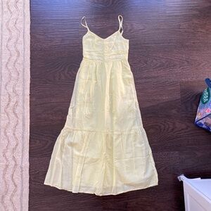 Yellow Maxi Dress, XS